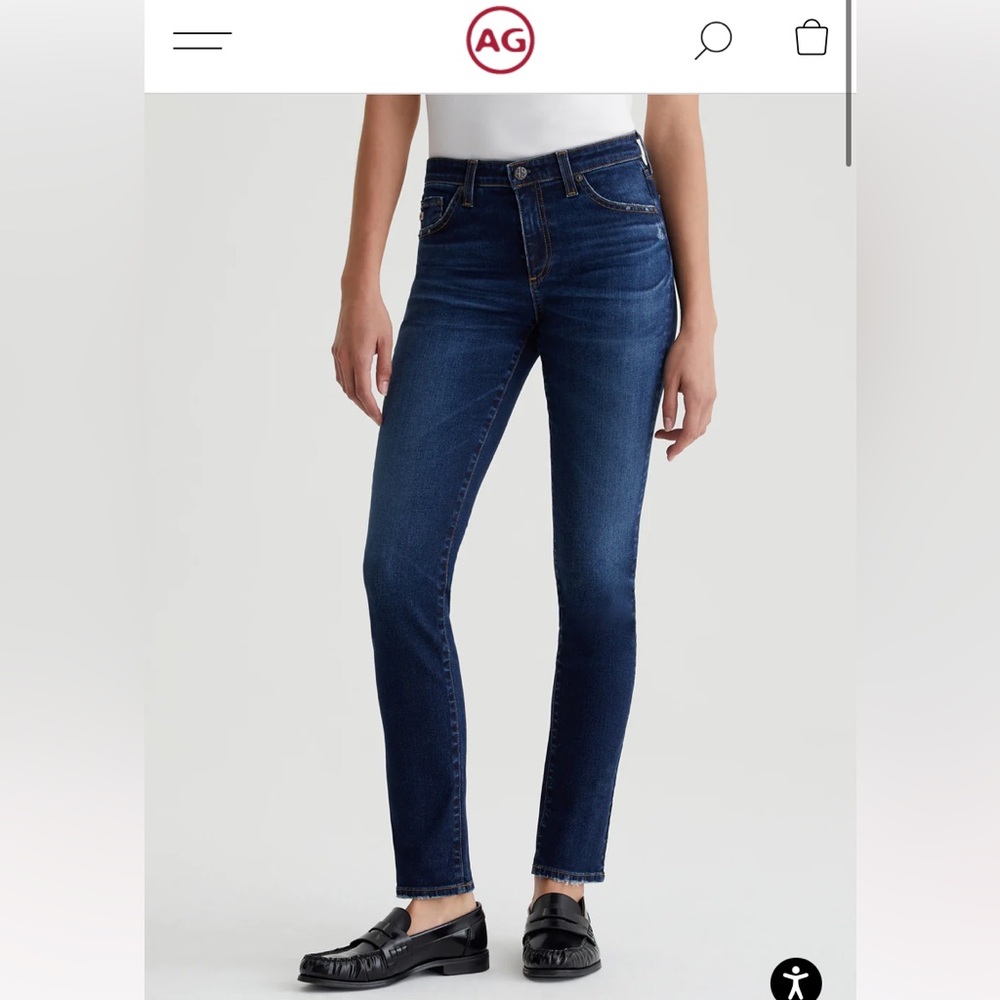 NWT AGolde Cigarette Leg Jeans